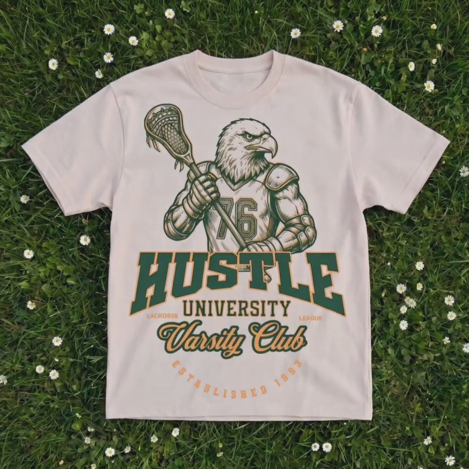 'Hustle University' Lacrosse League *HW* T-Shirt