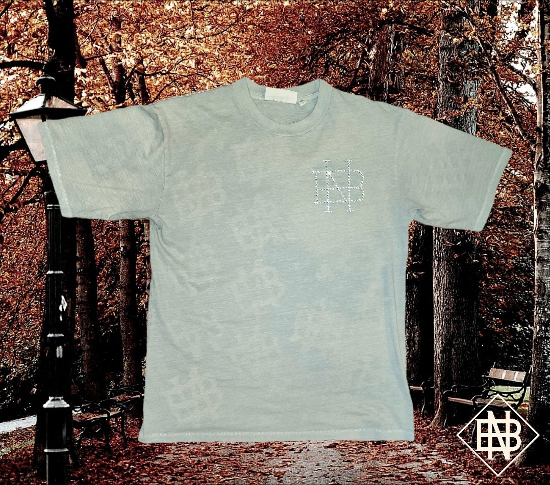 "N.B.H 1 of 1" Washed Bling T-Shirt