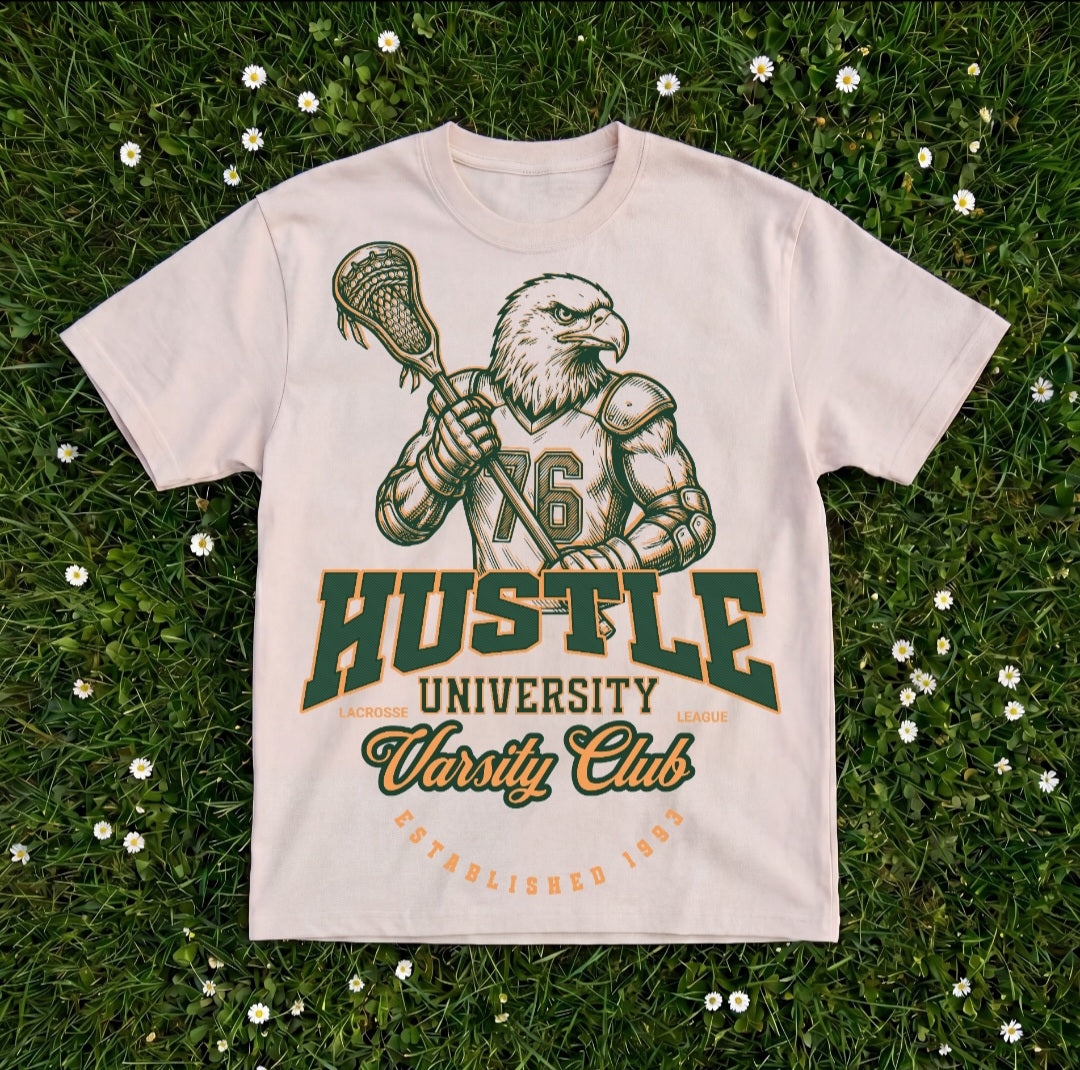 'Hustle University' Lacrosse League *HW* T-Shirt