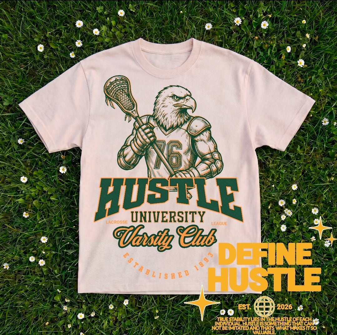 'Hustle University' Lacrosse League *HW* T-Shirt